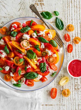 Tomato Mozarella Basil Salad 3 copy2